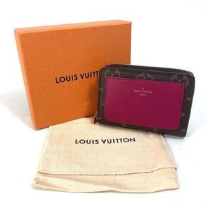 Authentic LOUIS VUITTON M82377 Monogram Portefeuille Lou Folded wallet